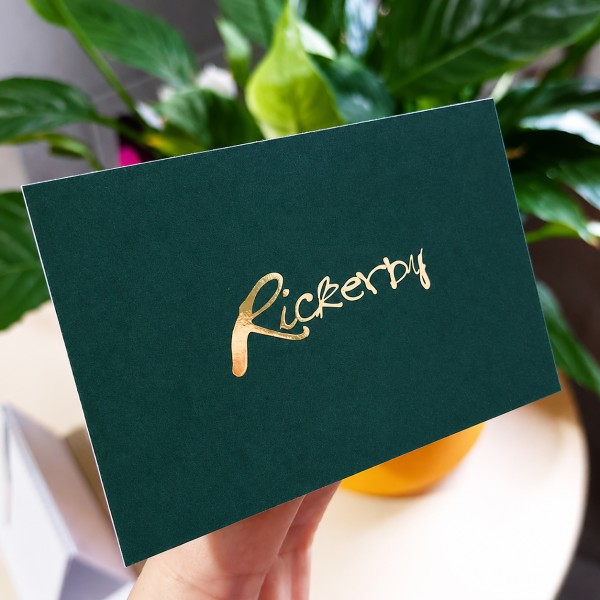Metallic Foil Business Cards