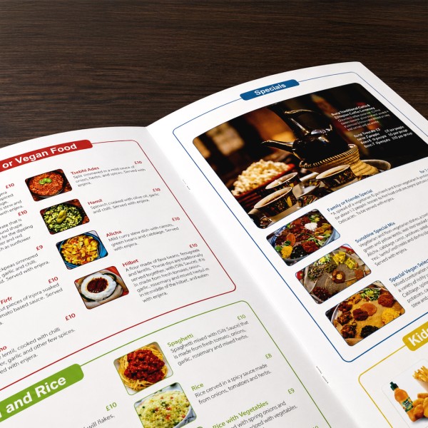 Stapled Menus